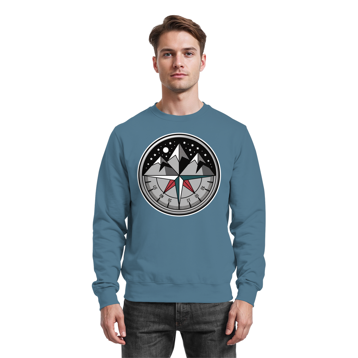 Starry compass - Basic Sweatshirt - Arvenzo