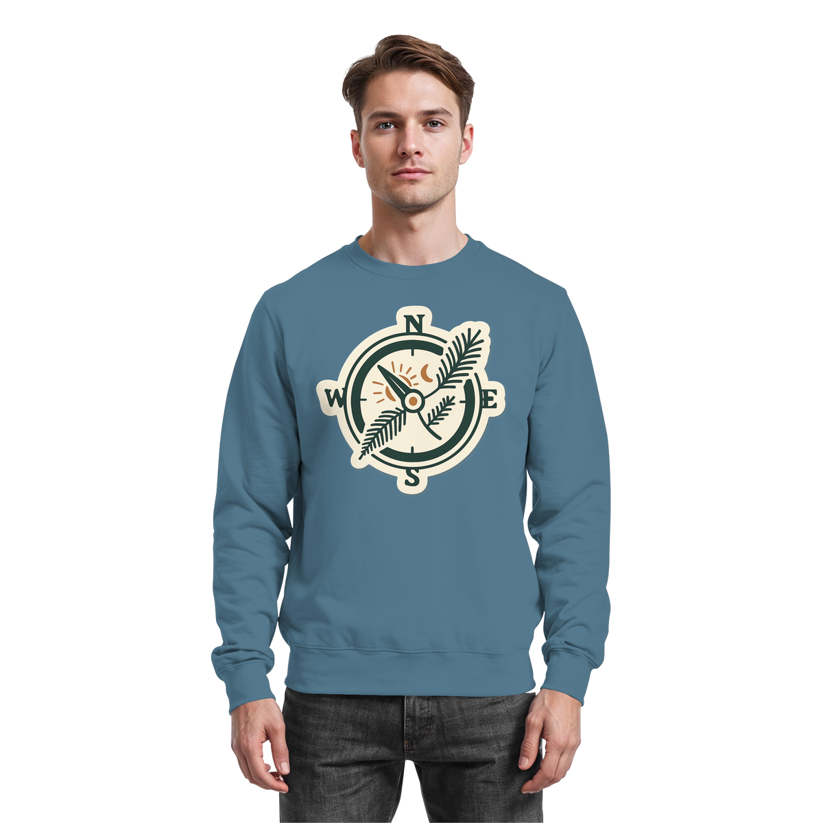 Natura Compass - Basic Sweatshirt - Arvenzo