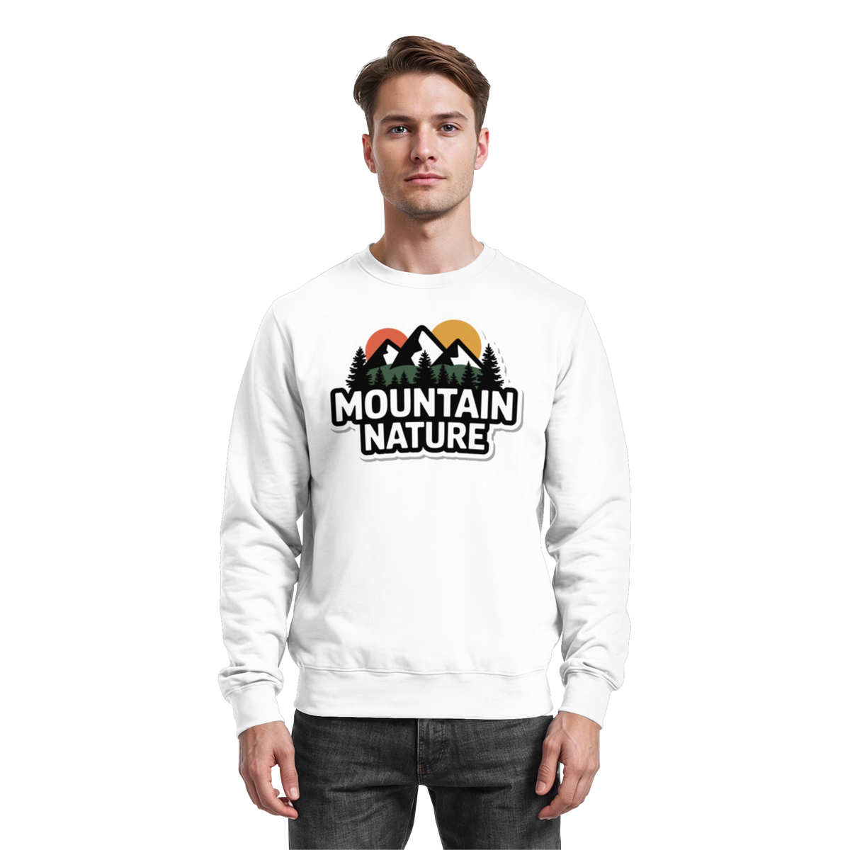 Mountain nature - Basic Sweatshirt - Arvenzo