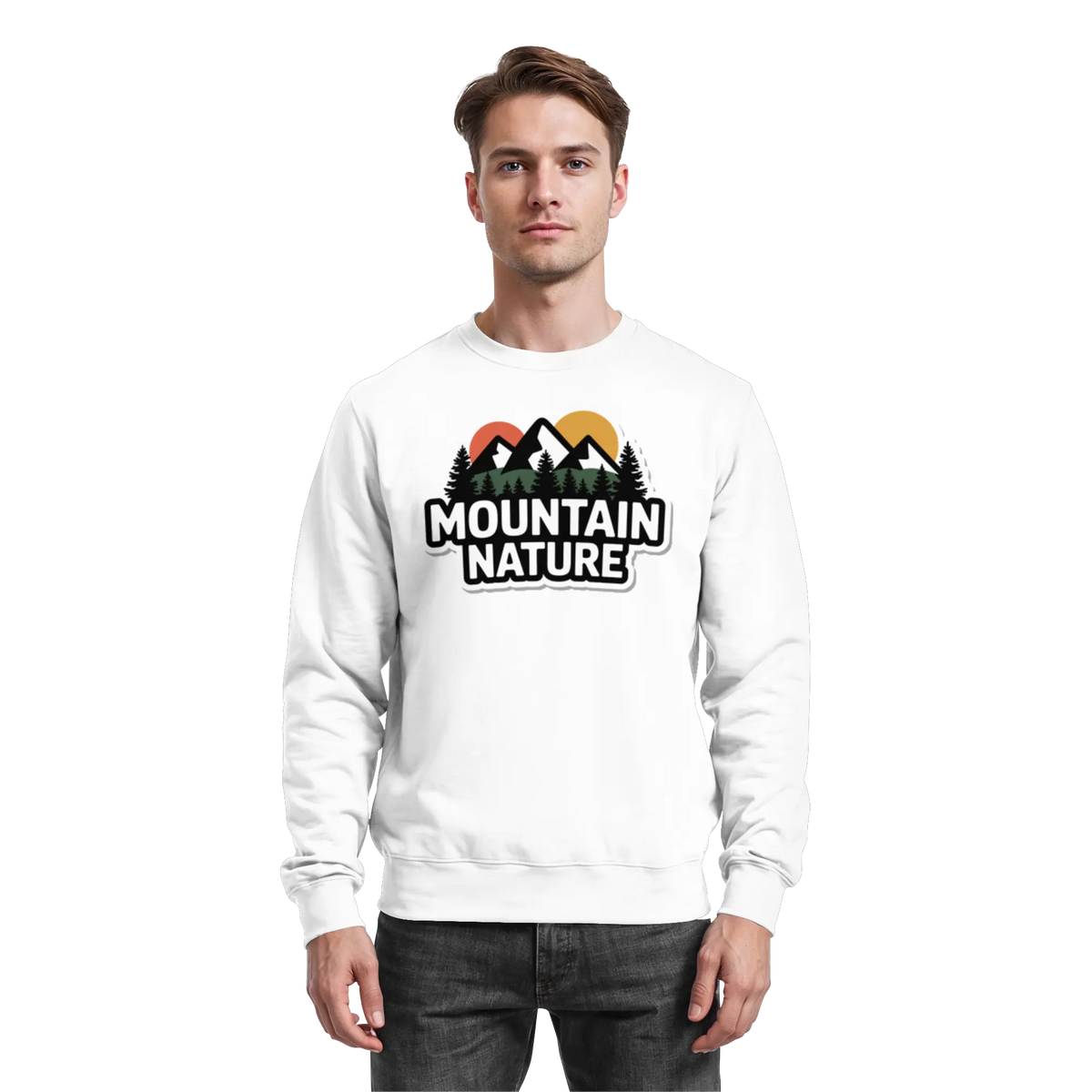 Mountain nature - Basic Sweatshirt - Arvenzo