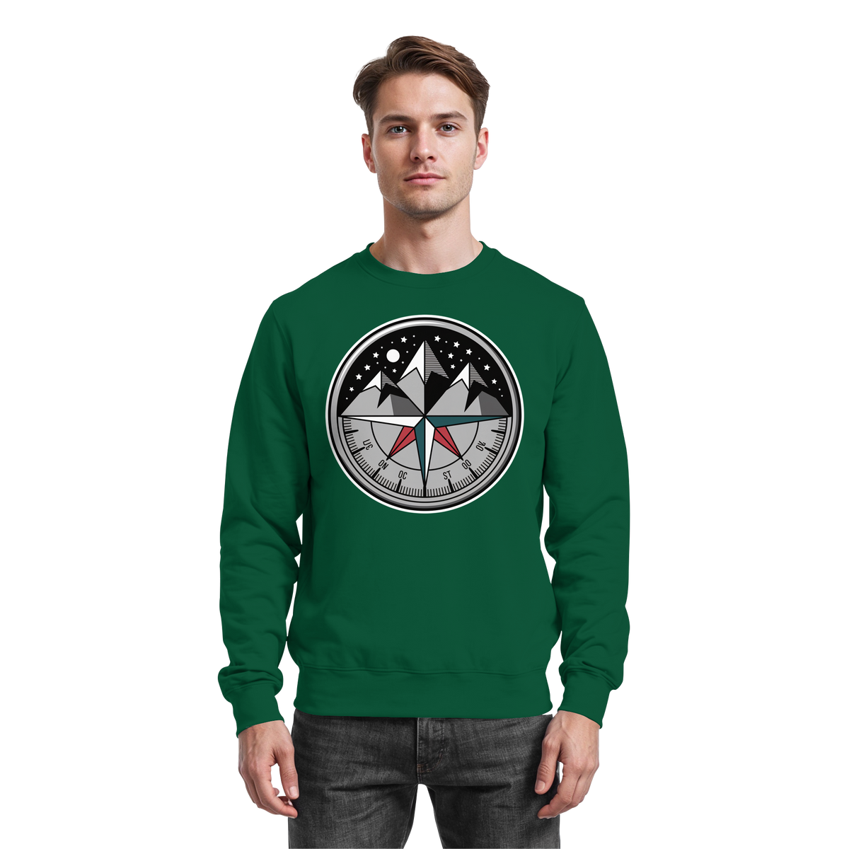 Starry compass - Basic Sweatshirt - Arvenzo