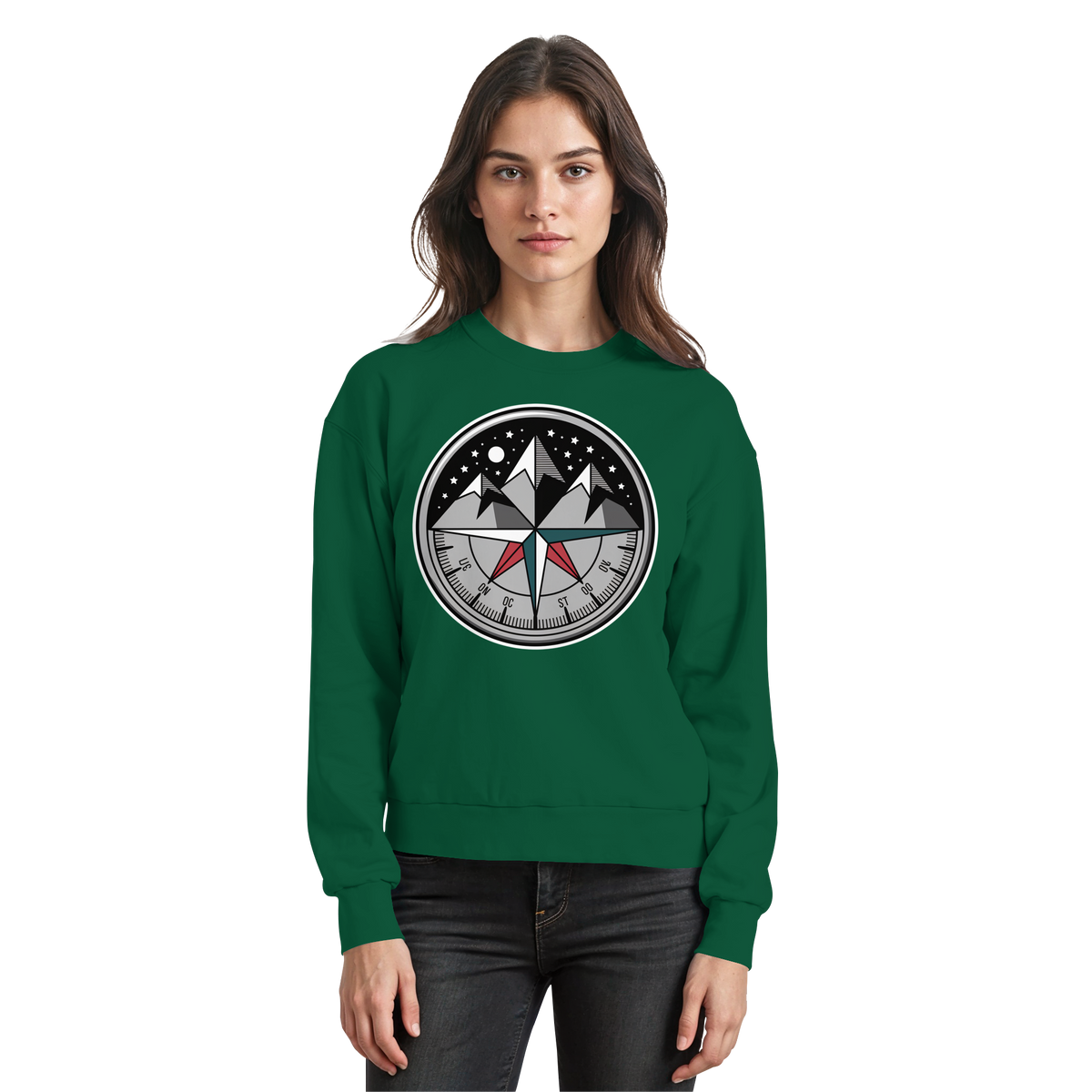 Starry compass - Basic Sweatshirt - Arvenzo