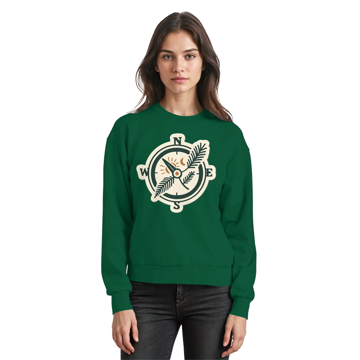 Natura Compass - Basic Sweatshirt - Arvenzo