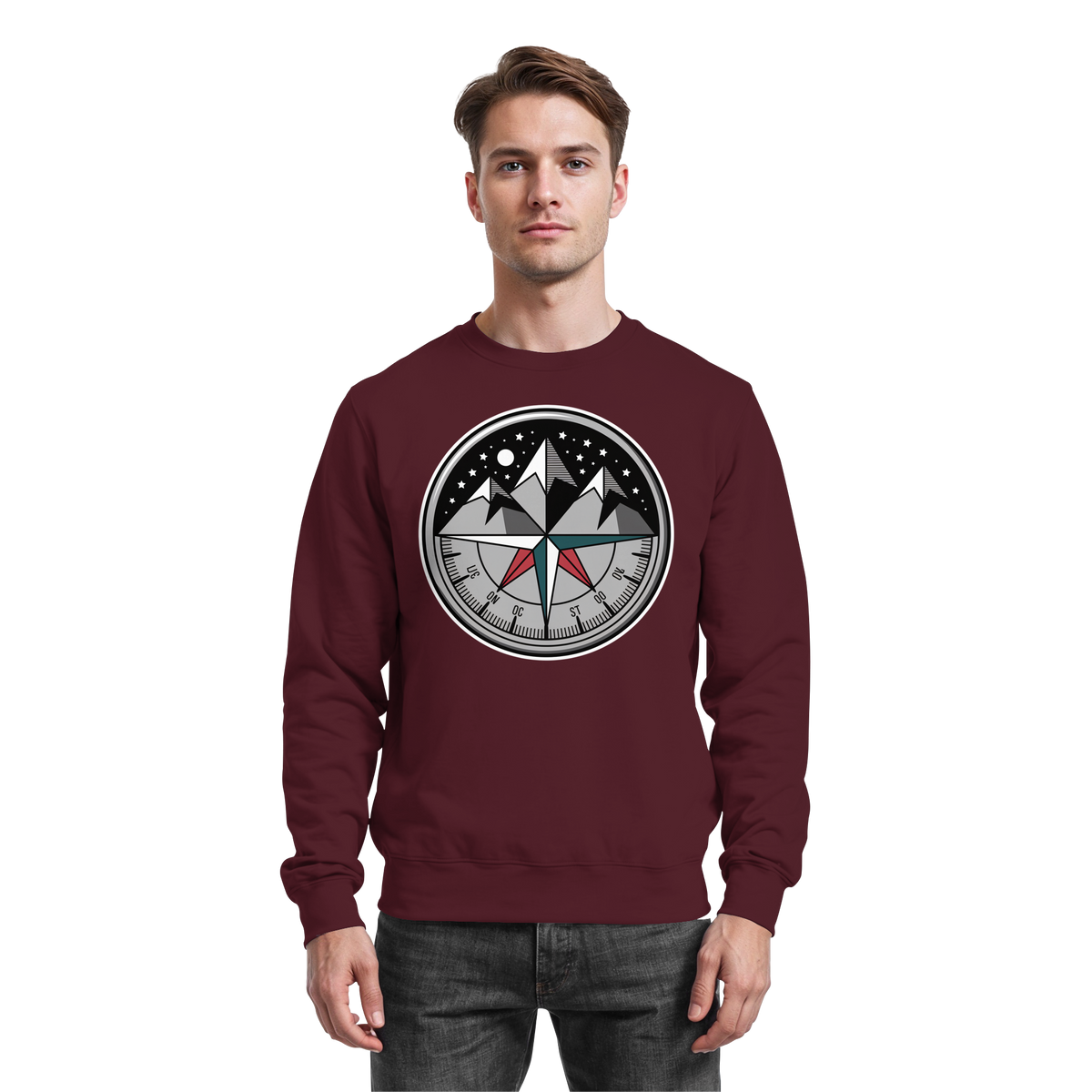 Starry compass - Basic Sweatshirt - Arvenzo