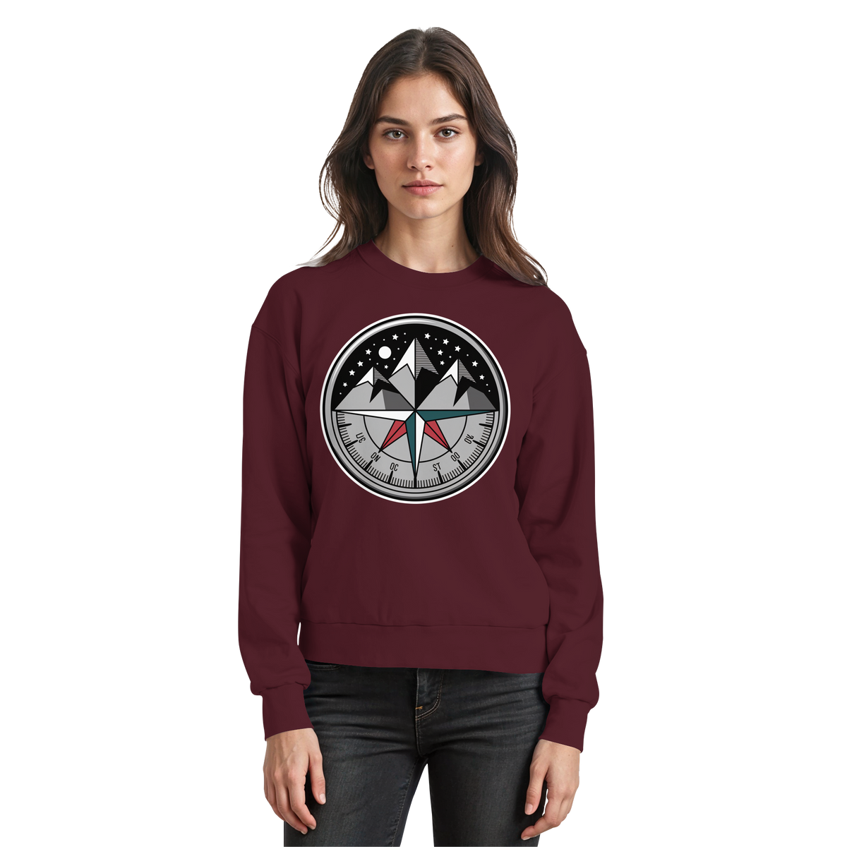 Starry compass - Basic Sweatshirt - Arvenzo