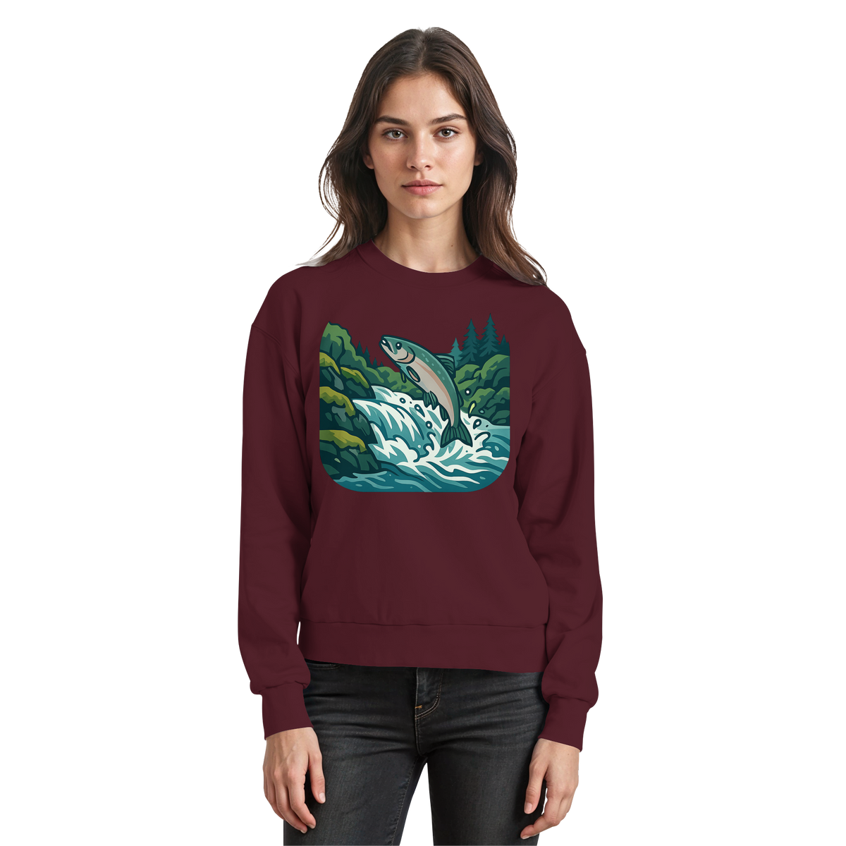 Silver Run sweatshirt by Arvenzo featuring a front view, basic design, and soft fabric in a stylish silver color.