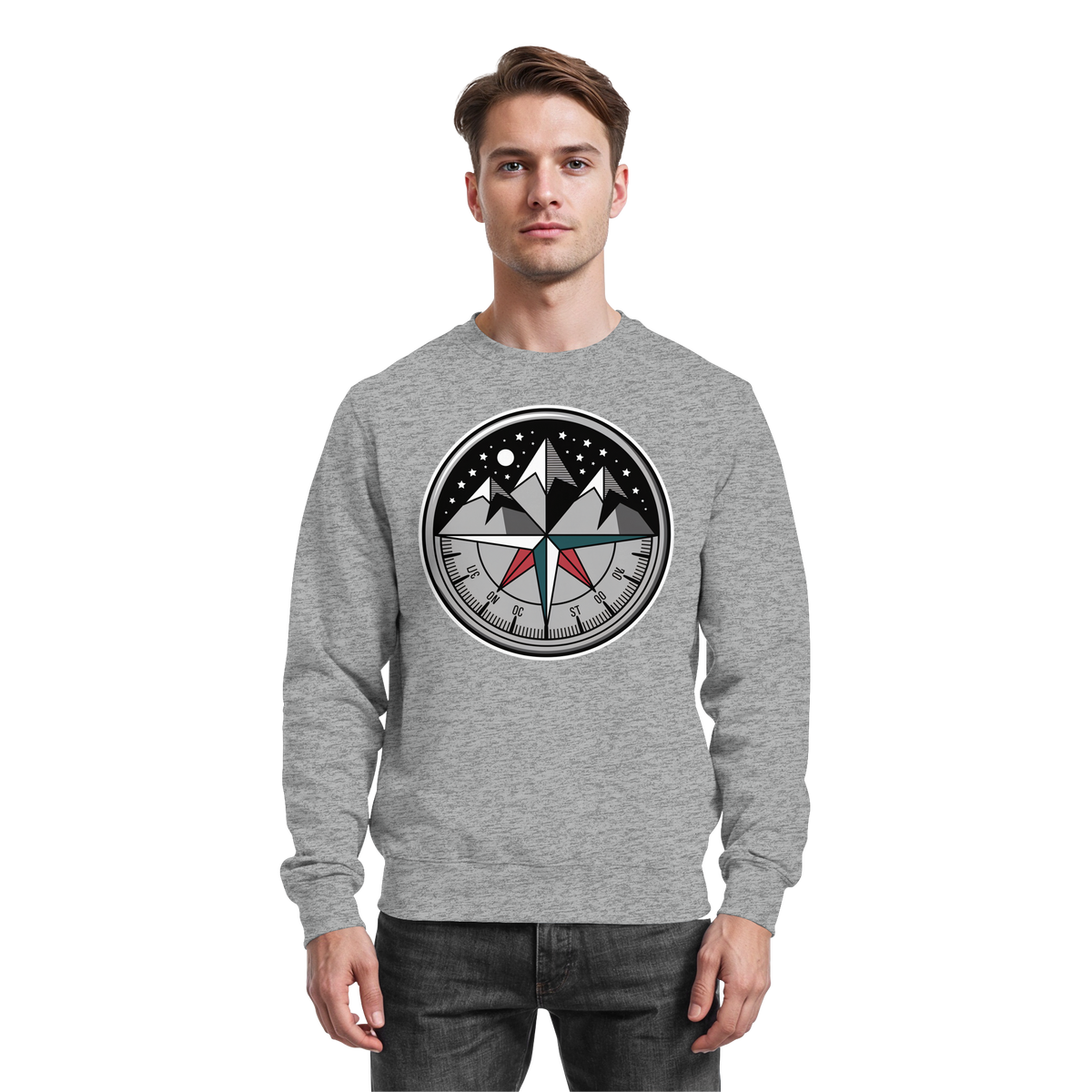 Starry compass - Basic Sweatshirt - Arvenzo
