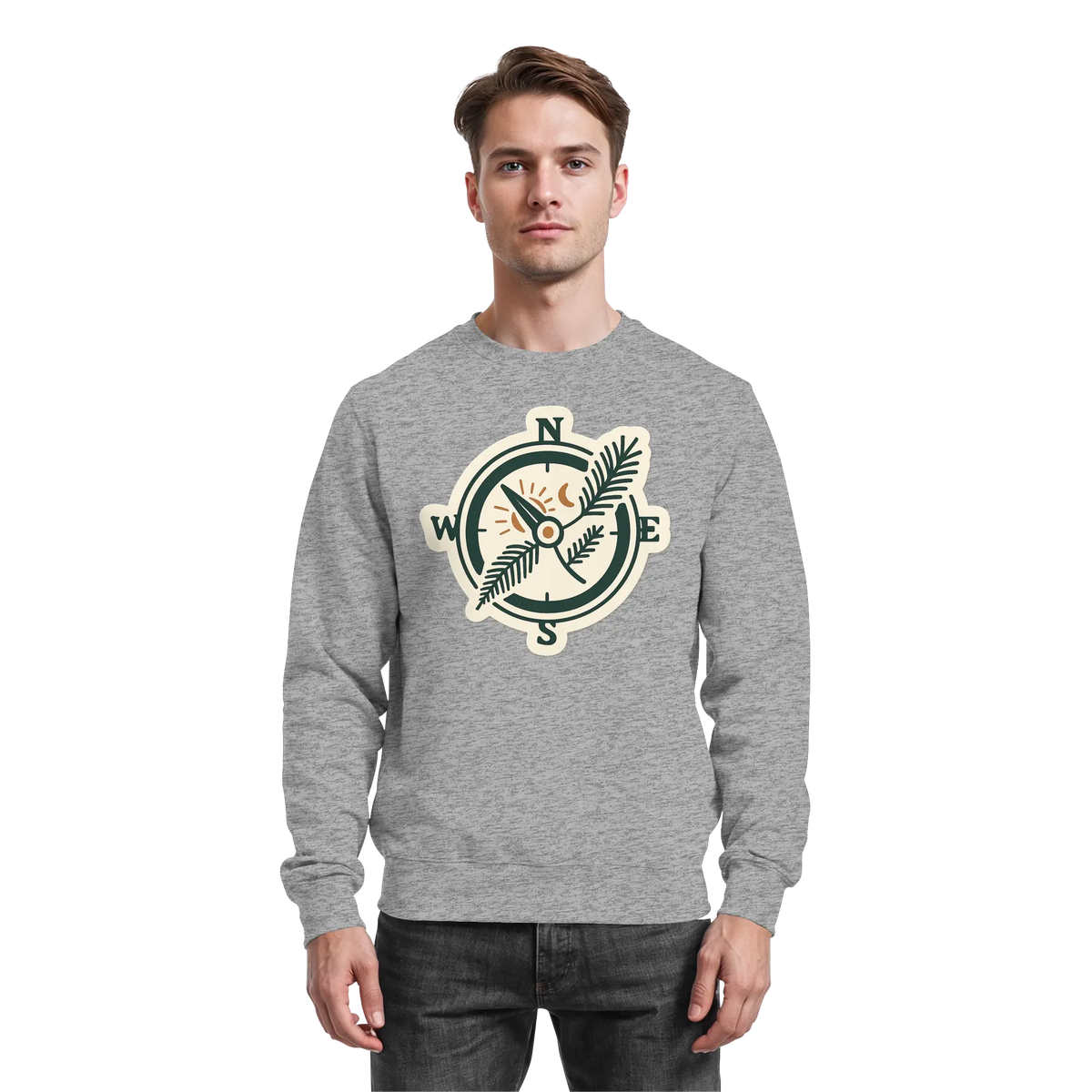 Natura Compass - Basic Sweatshirt - Arvenzo