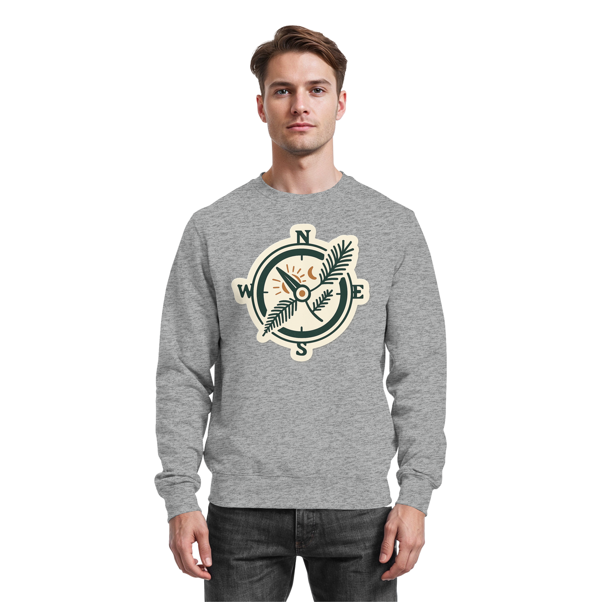 Natura Compass - Basic Sweatshirt - Arvenzo