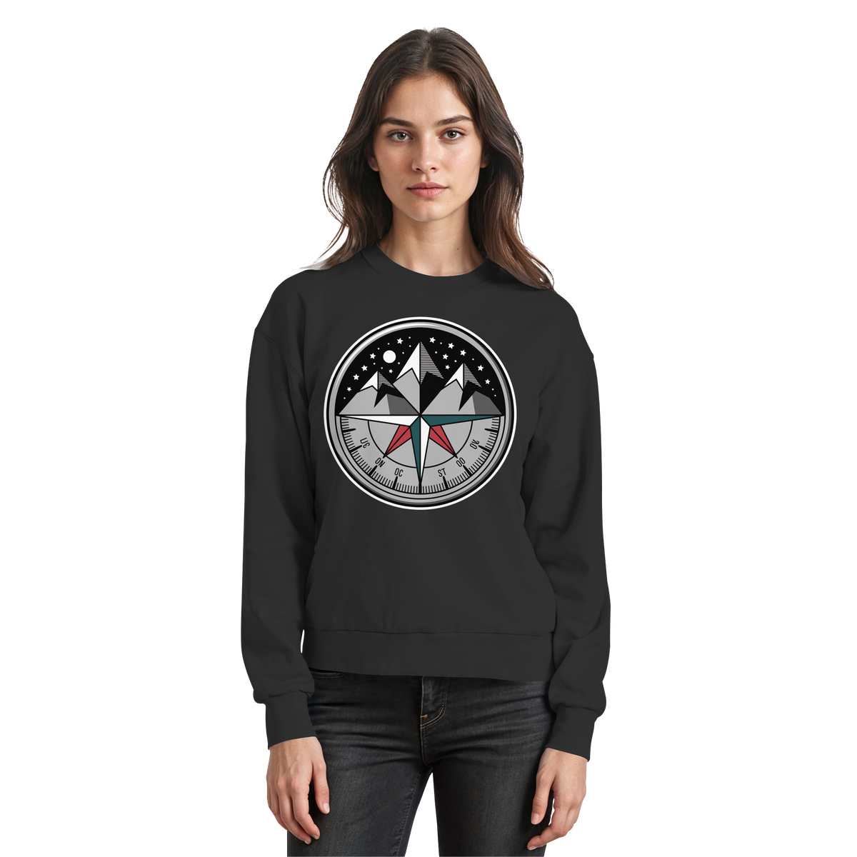 Starry compass - Basic Sweatshirt - Arvenzo