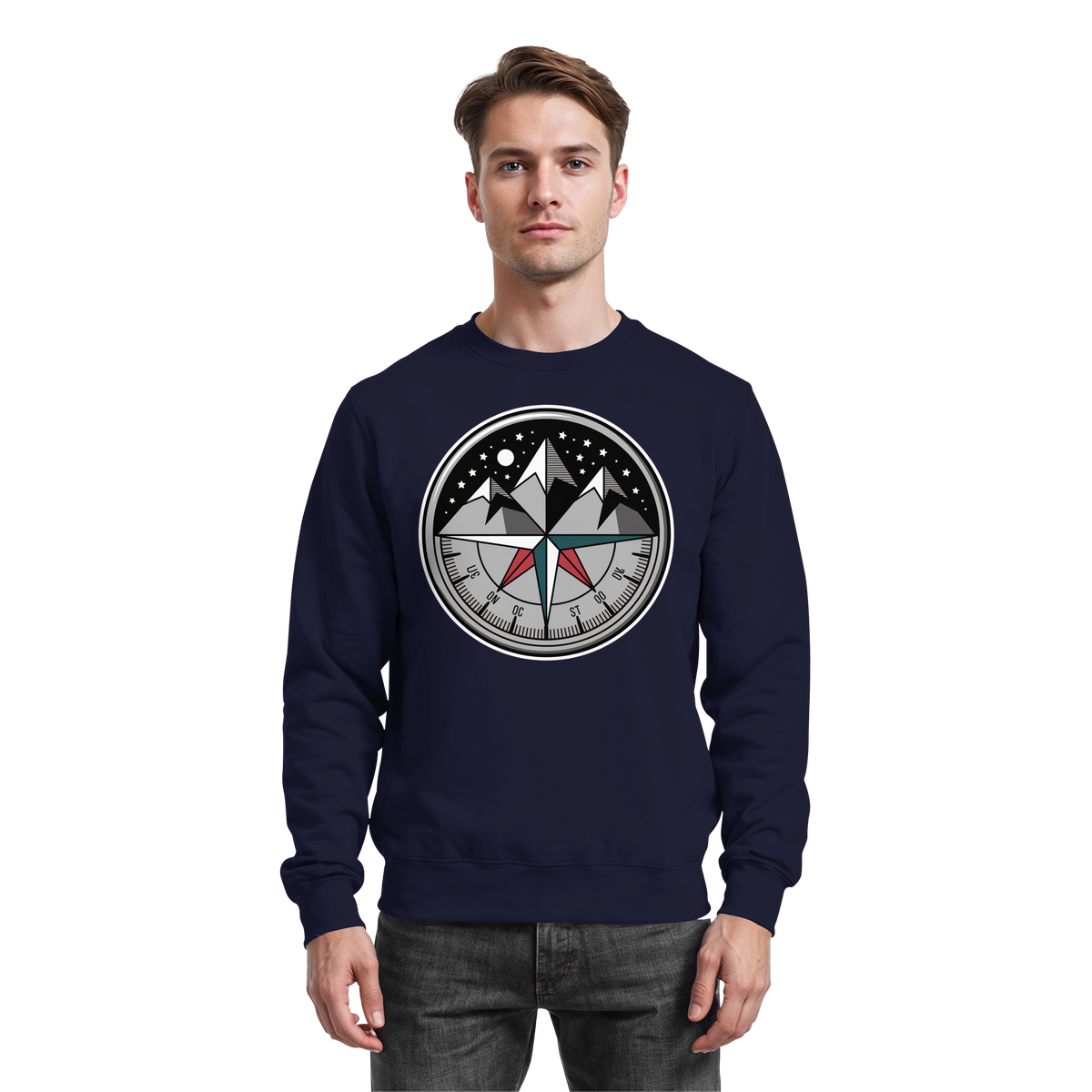 Starry compass - Basic Sweatshirt - Arvenzo