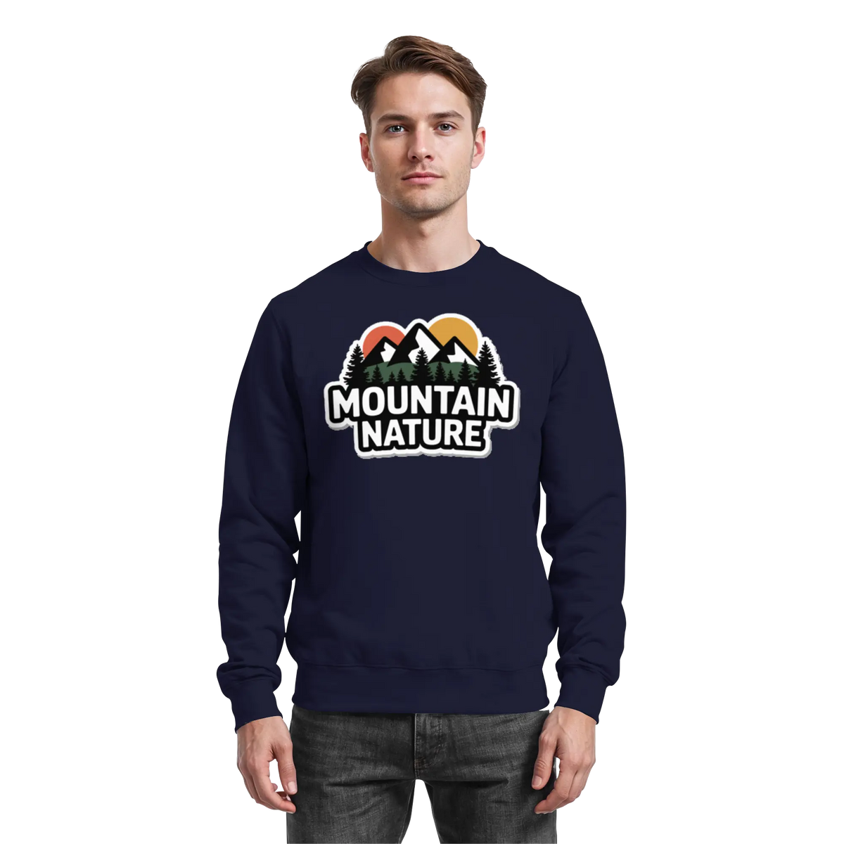 Mountain nature - Basic Sweatshirt - Arvenzo
