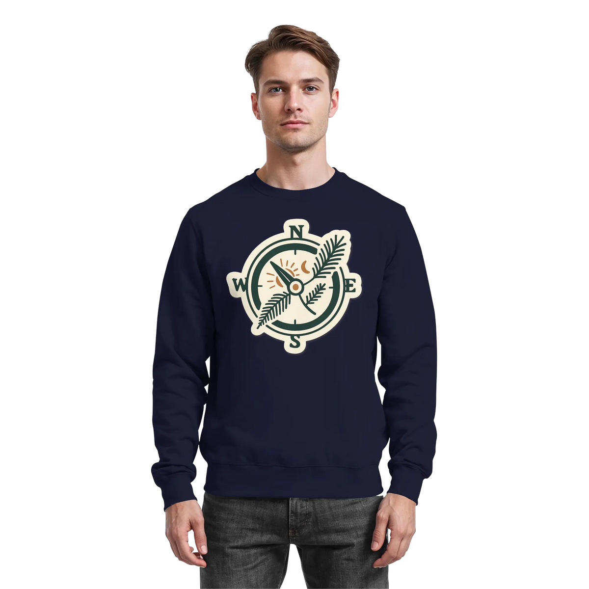Natura Compass - Basic Sweatshirt - Arvenzo