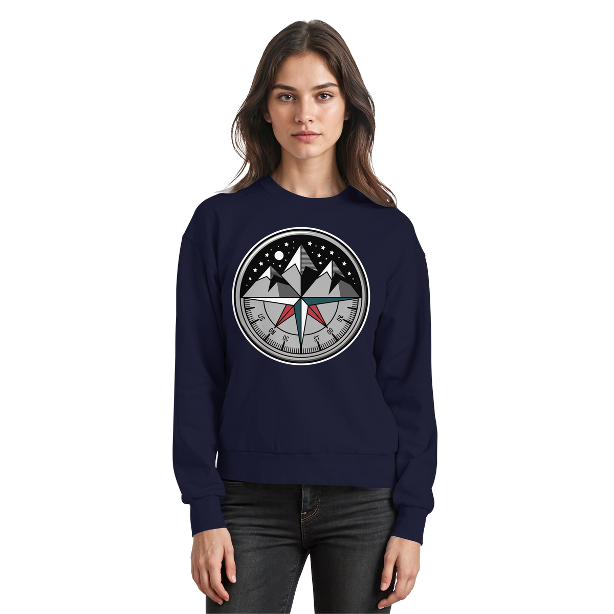 Starry compass - Basic Sweatshirt - Arvenzo