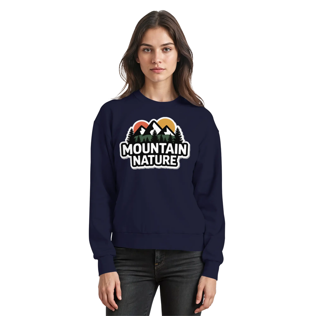 Mountain nature - Basic Sweatshirt - Arvenzo