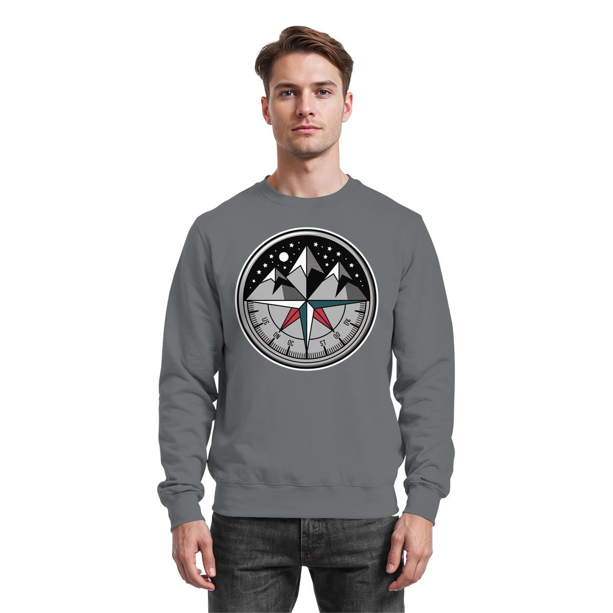 Starry compass - Basic Sweatshirt - Arvenzo