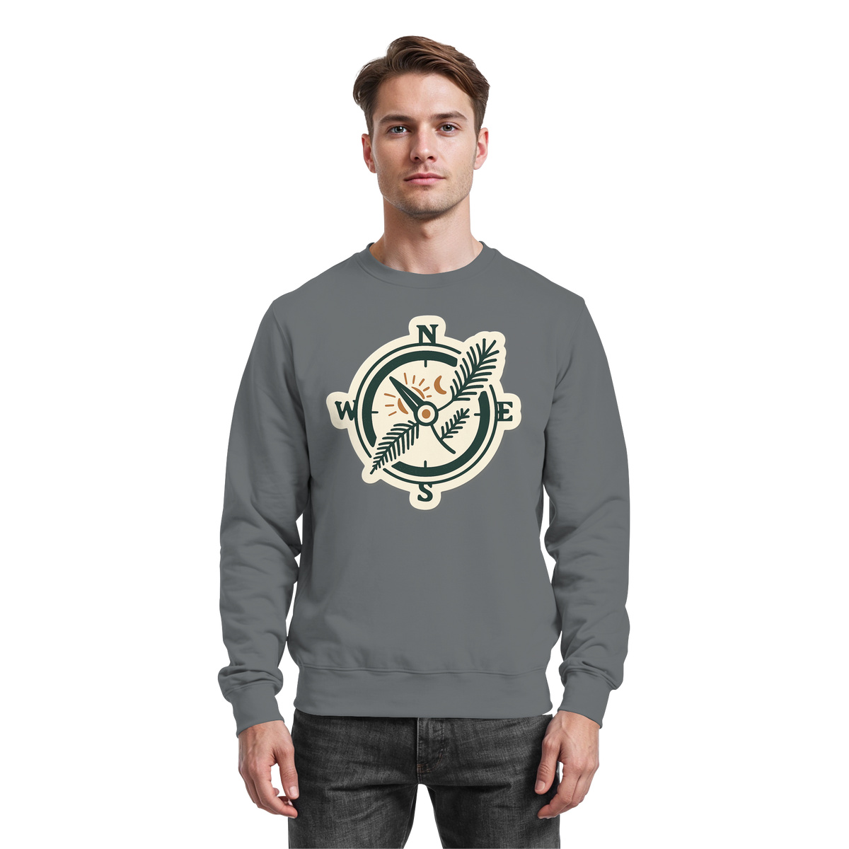 Natura Compass - Basic Sweatshirt - Arvenzo
