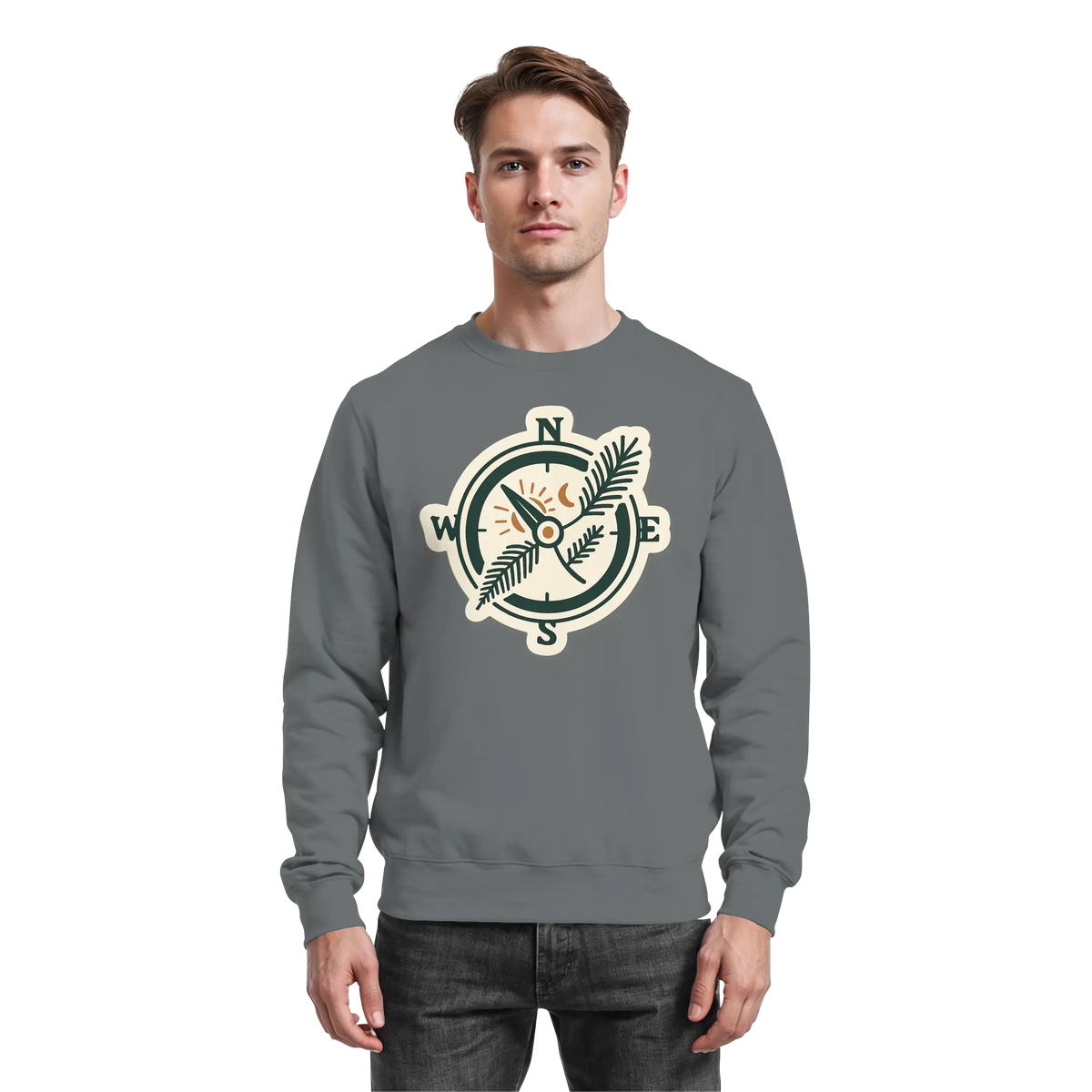 Natura Compass - Basic Sweatshirt - Arvenzo