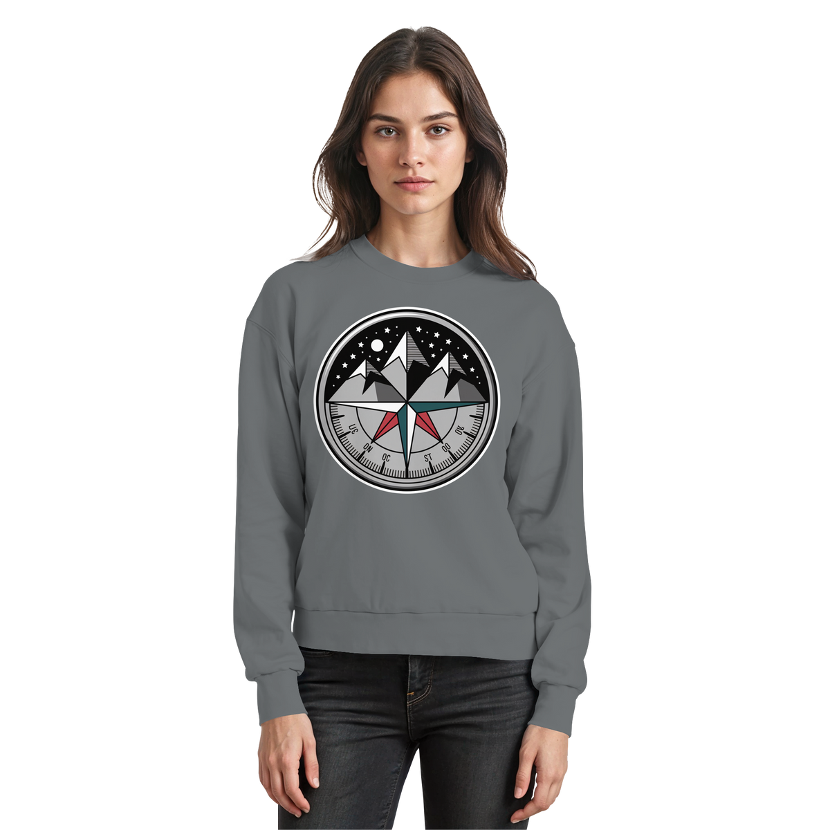 Starry compass - Basic Sweatshirt - Arvenzo