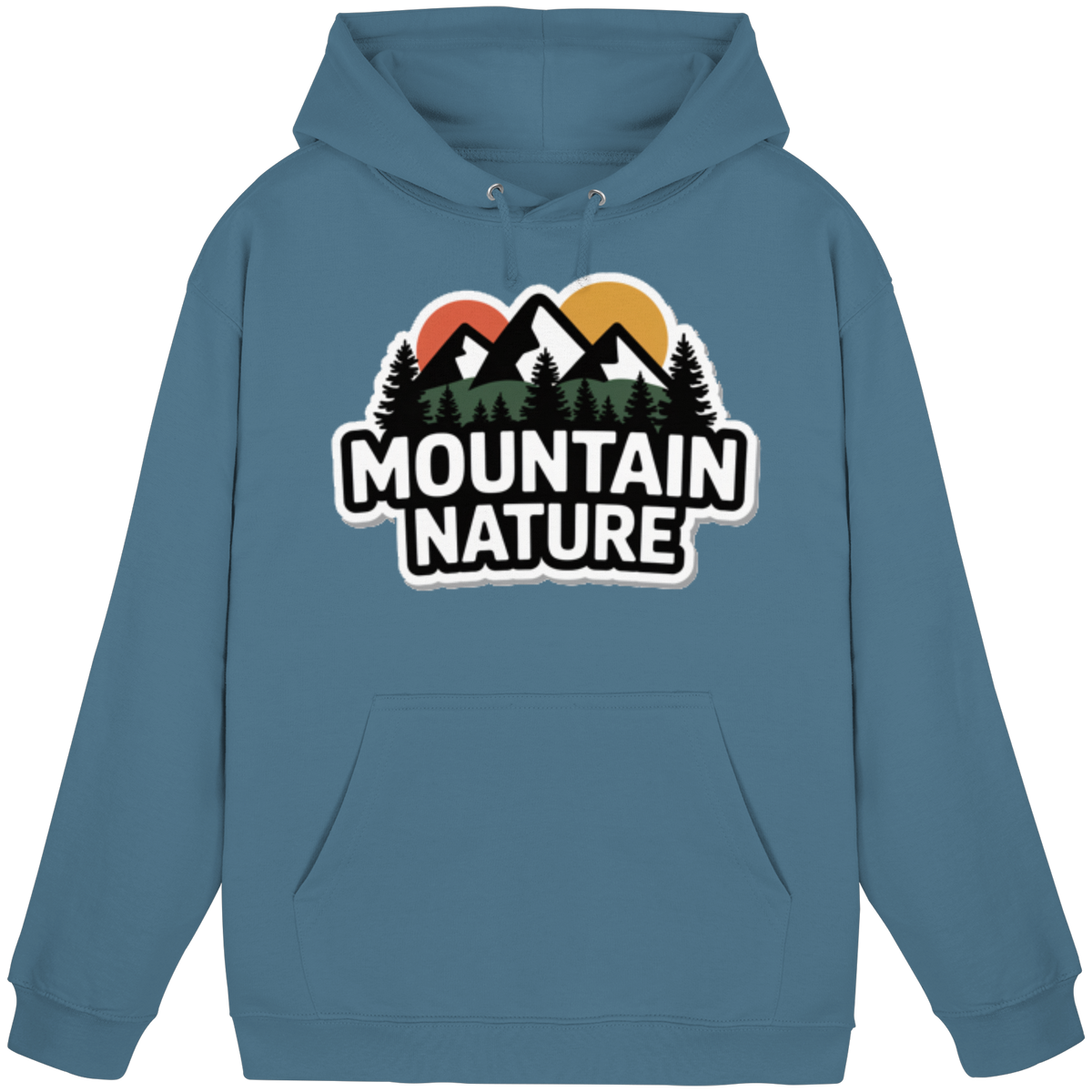 Mountain nature - Basic Unisex Hoodie - Arvenzo