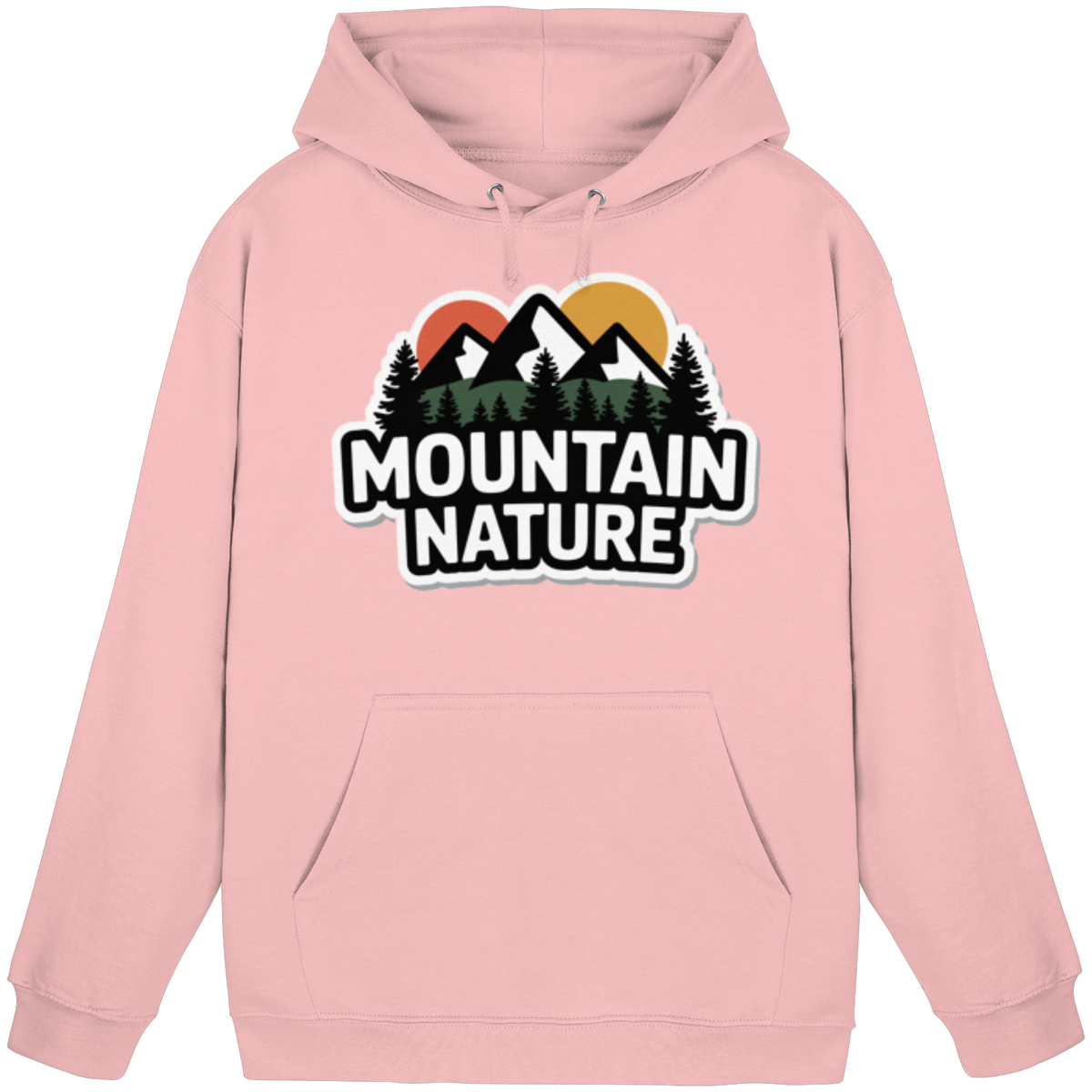 Mountain nature - Basic Unisex Hoodie - Arvenzo