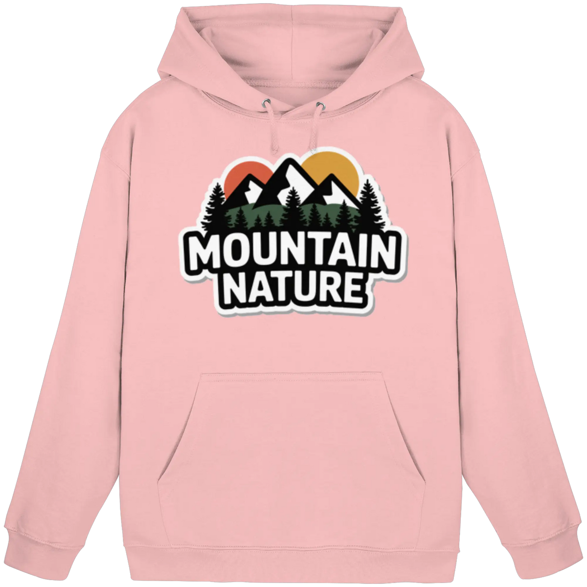 Mountain nature - Basic Unisex Hoodie - Arvenzo