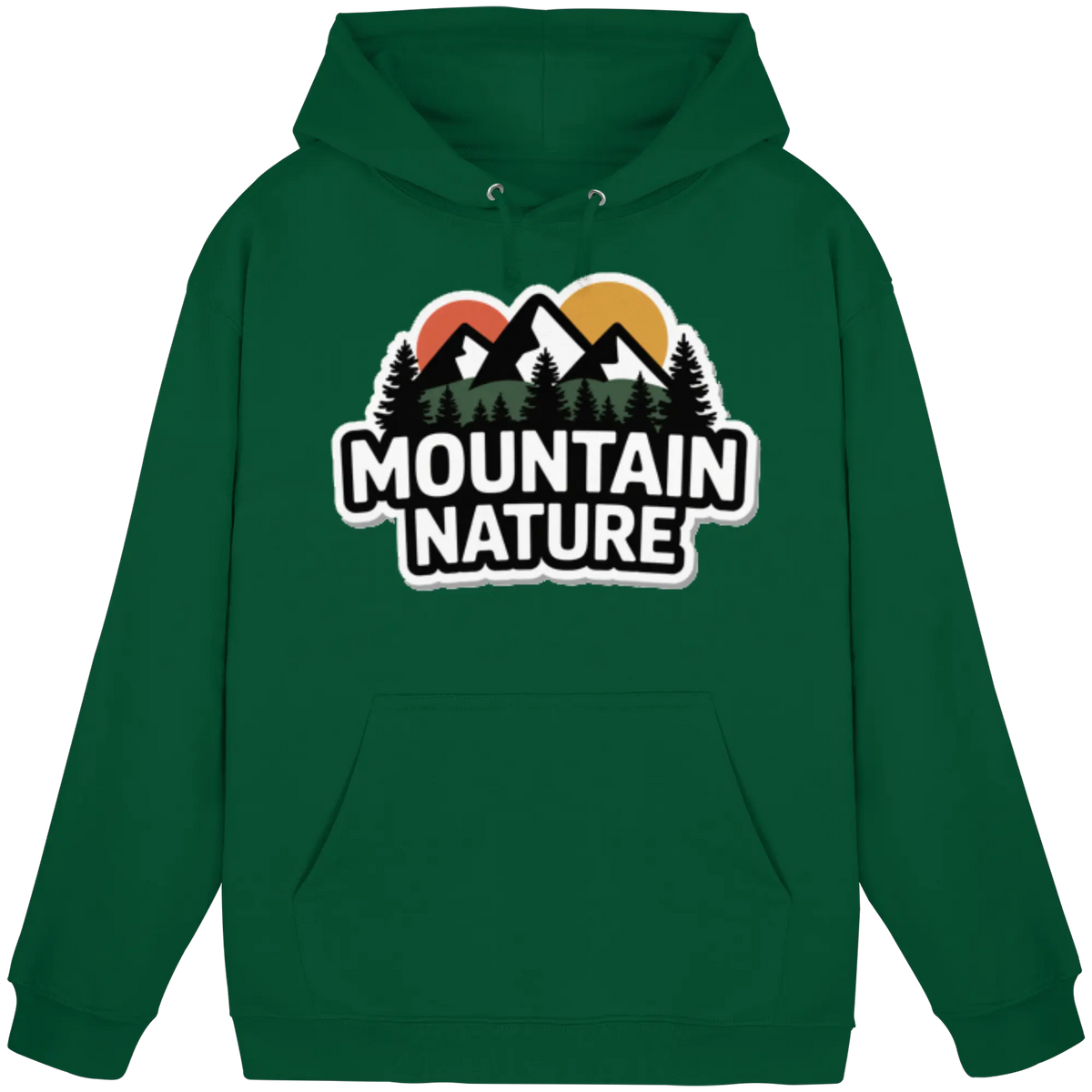 Mountain nature - Basic Unisex Hoodie - Arvenzo