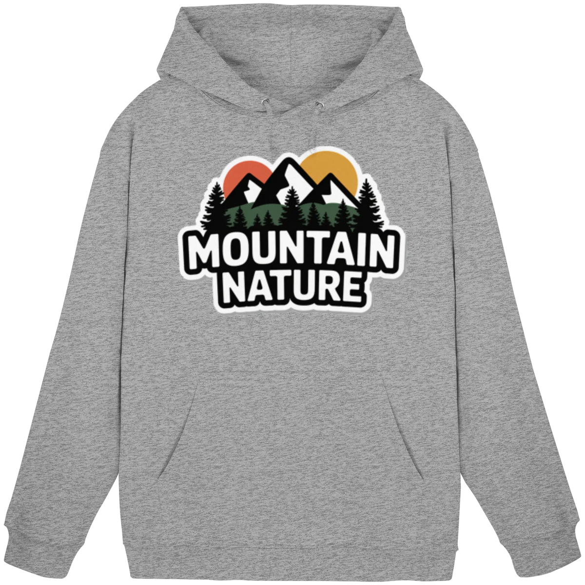 Mountain nature - Basic Unisex Hoodie - Arvenzo