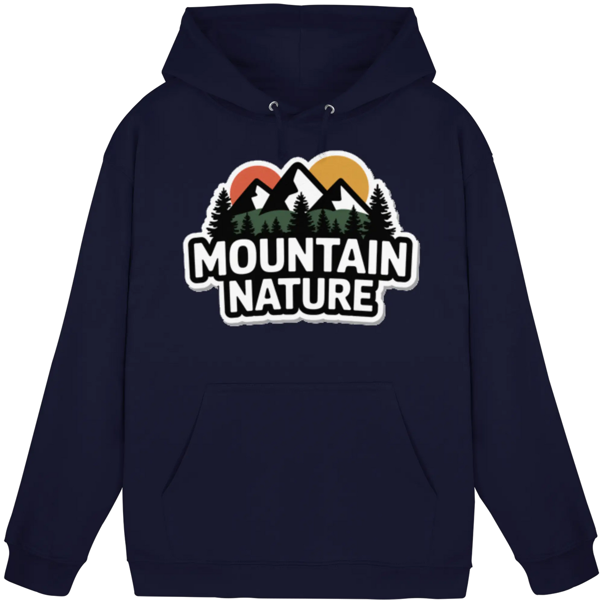 Mountain nature - Basic Unisex Hoodie - Arvenzo