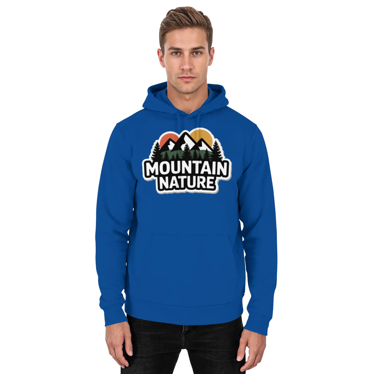 Mountain nature - Basic Unisex Hoodie - Arvenzo