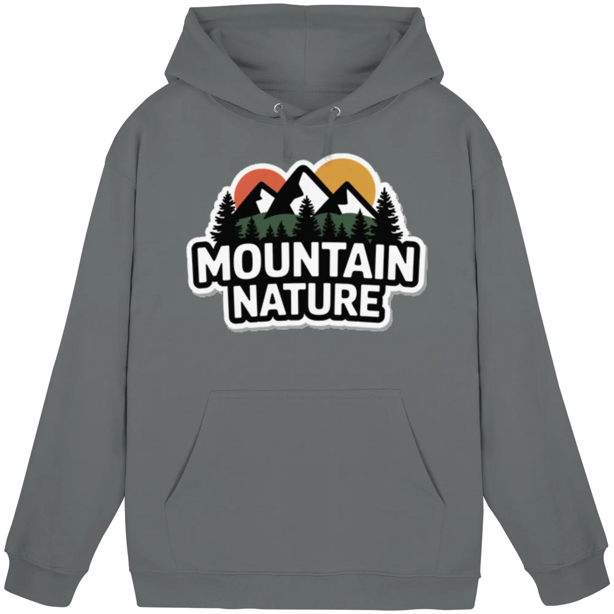 Mountain nature - Basic Unisex Hoodie - Arvenzo