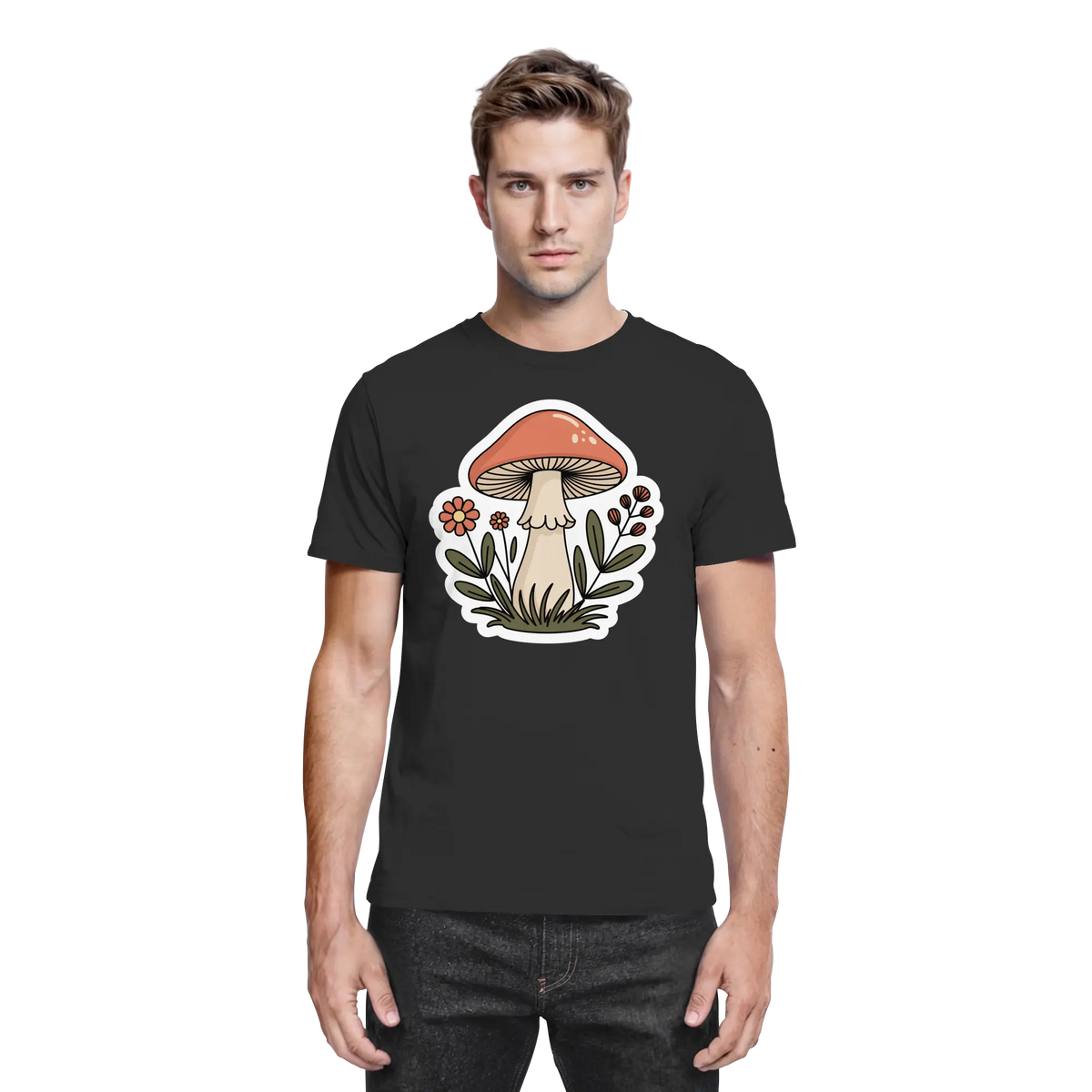 Black Still Roots unisex shirt by Arvenzo featuring a front design, made from premium fabric for a stylish and comfortable fit.