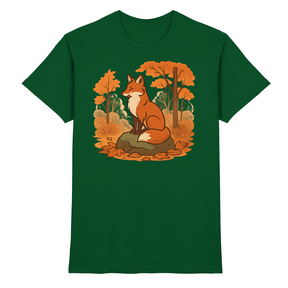Arvenzo Ember Trail unisex shirt in bottle green, front view showcasing casual fit and soft fabric for outdoor wear.