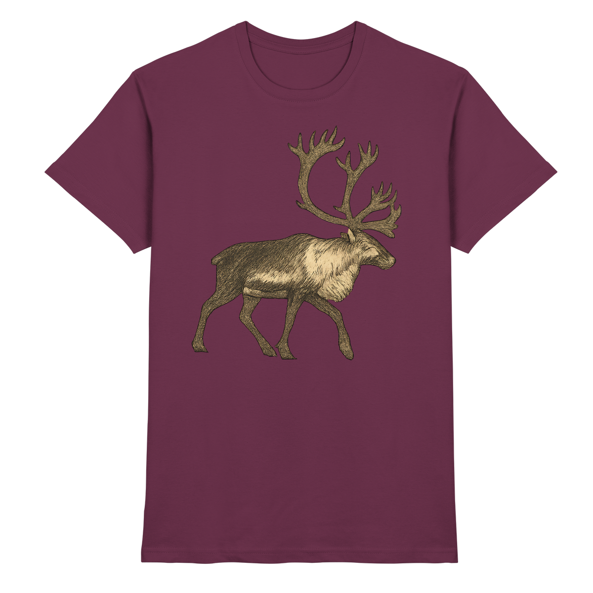 Unisex Tundra Walk Shirt by Arvenzo in burgundy, front view showing a stylish, premium casual shirt.