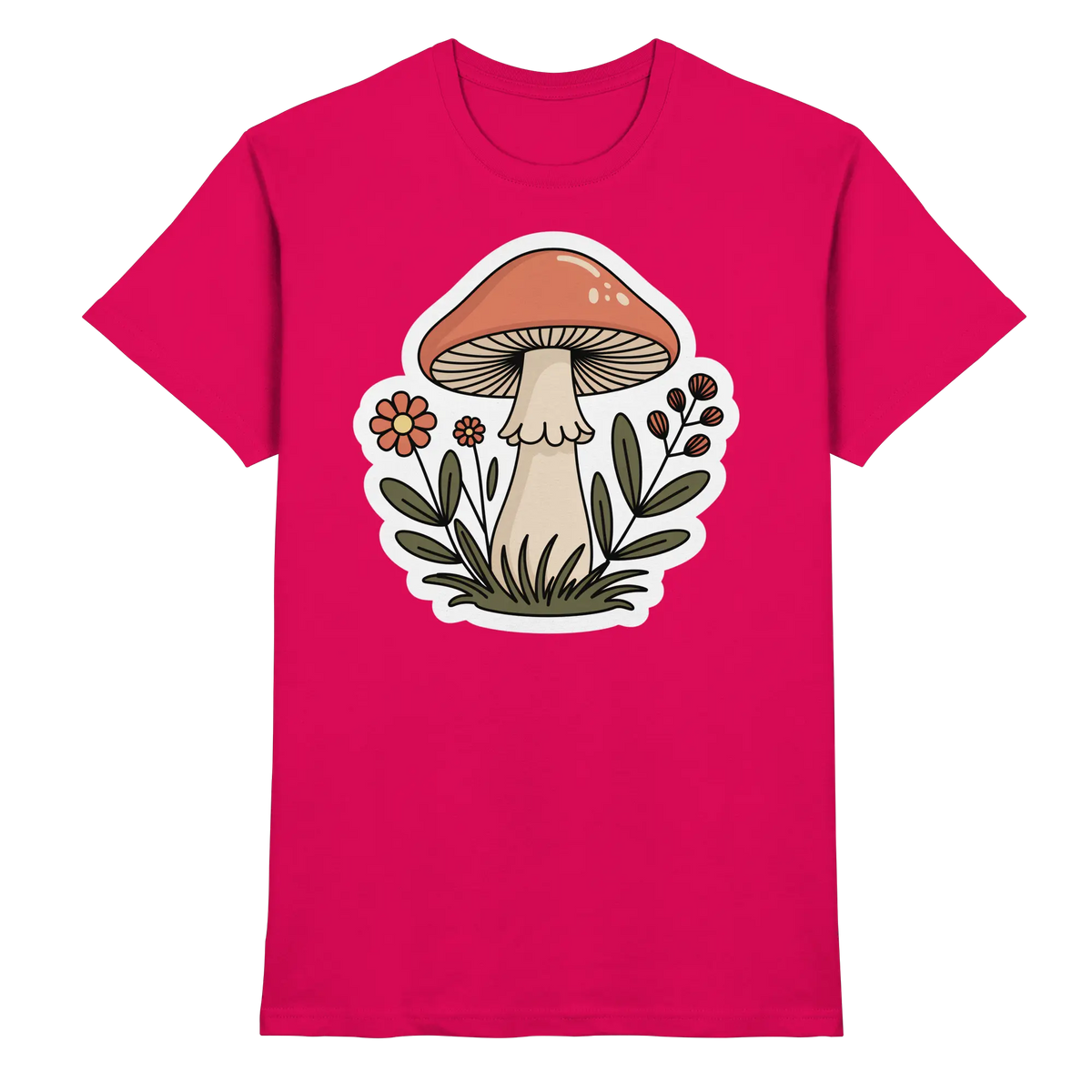 Unisex Still Roots Arvenzo shirt in sorbet color, front view showcasing a stylish, premium cotton design.