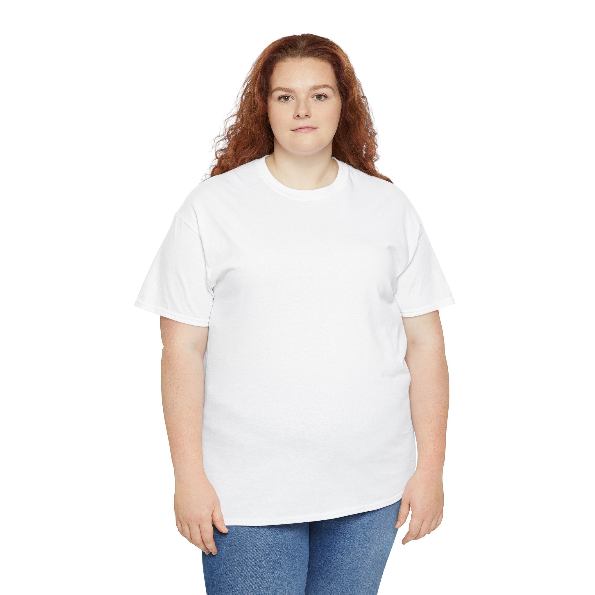 White Crew Neck T‑Shirt