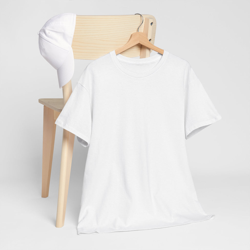 White Crew Neck T‑Shirt