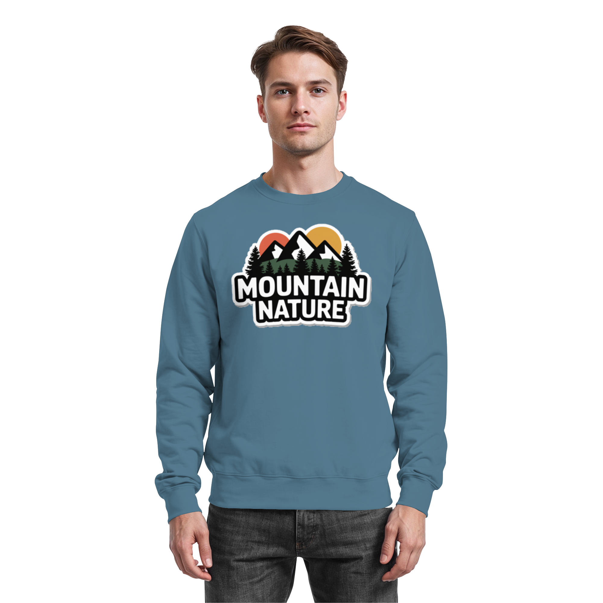 Mountain nature - Basic Sweatshirt - Arvenzo
