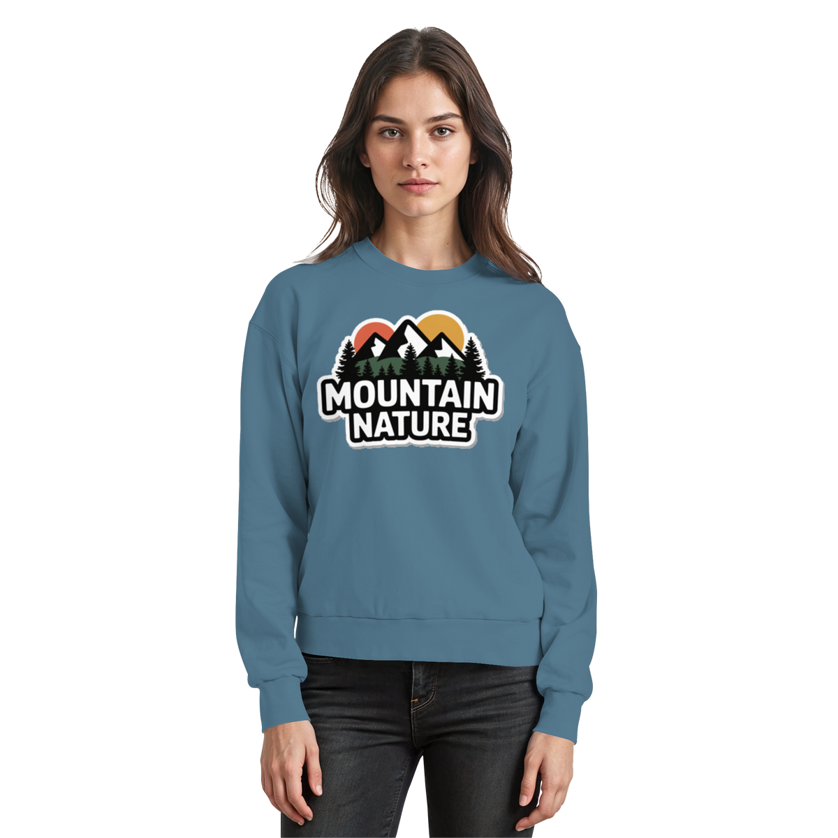 Mountain nature - Basic Sweatshirt - Arvenzo