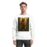 Arvenzo Deep Timber Sweatshirt in Arctic White, front view showcasing a casual, comfortable sweatshirt with a simple design.