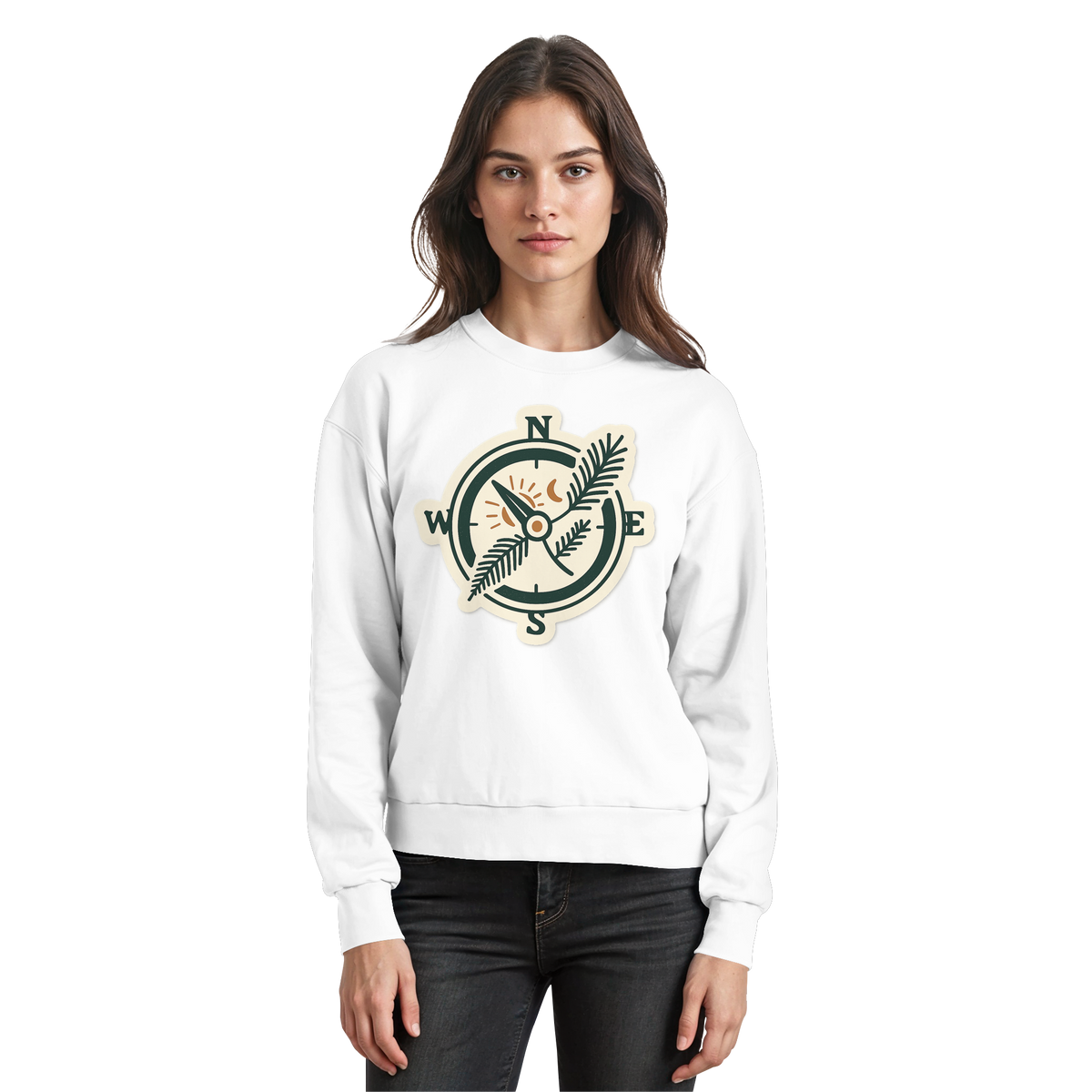 Natura Compass - Basic Sweatshirt - Arvenzo