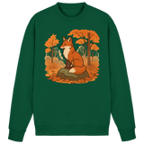 Arvenzo Ember Trail sweatshirt in bottle green, front view showing a classic crewneck design and soft fabric texture.