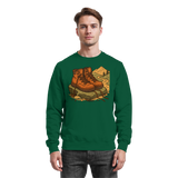 Arvenzo Trail Rest Sweatshirt in bottle green, front view showing a casual, comfortable sweatshirt for outdoor activities.