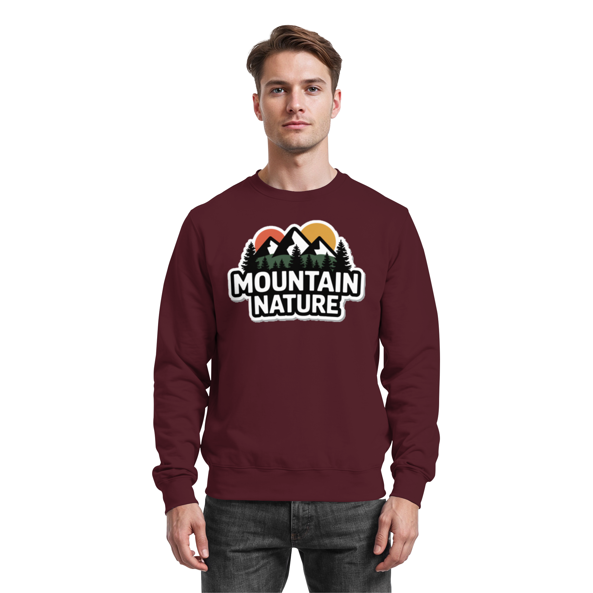Mountain nature - Basic Sweatshirt - Arvenzo
