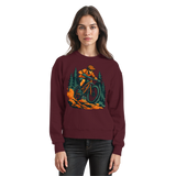 Arvenzo Dirt Rush sweatshirt in burgundy with a front basic design, soft fabric, and casual fit for everyday wear.