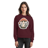 Arvenzo Still Roots burgundy sweatshirt with a simple front design, made from comfortable fabric, showcasing a classic casual style.