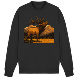 Black Elk Meadow sweatshirt by Arvenzo, featuring a comfortable front design and casual fit.