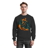 Black Arvenzo Dirt Rush sweatshirt with a simple front design, made of soft fabric for casual comfort and style.