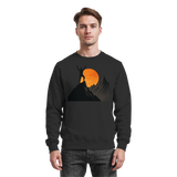 Black Arvenzo Bold Ascent sweatshirt shown from the front, featuring a simple, classic design and comfortable fit.