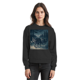 Black Arvenzo Pack North sweatshirt featuring a front design, made from comfortable, casual fabric for everyday wear.